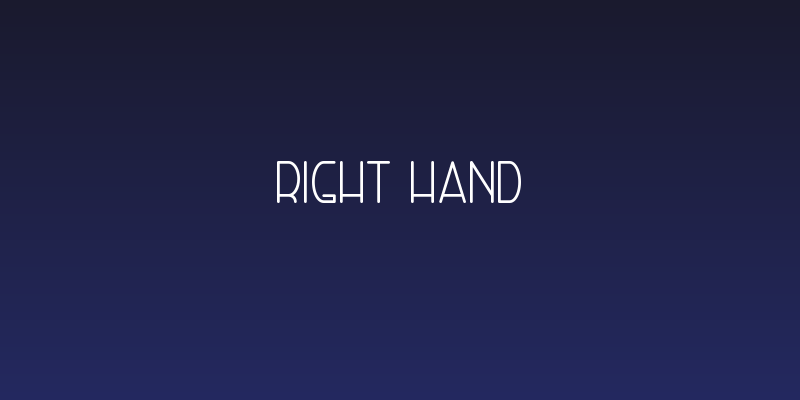 Right Hand Social Header