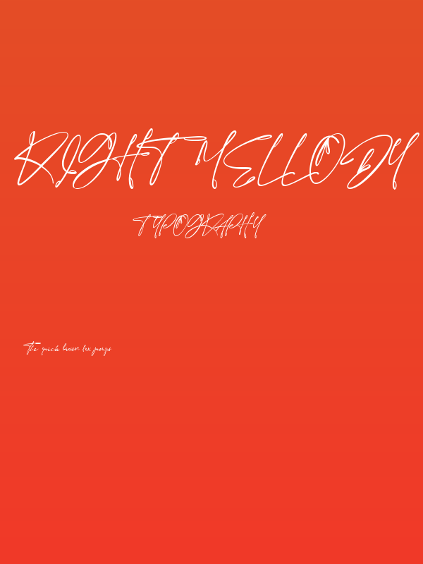 Right  Mellody Poster