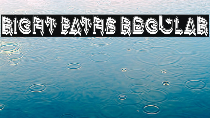 Right Paths Regular Example 2