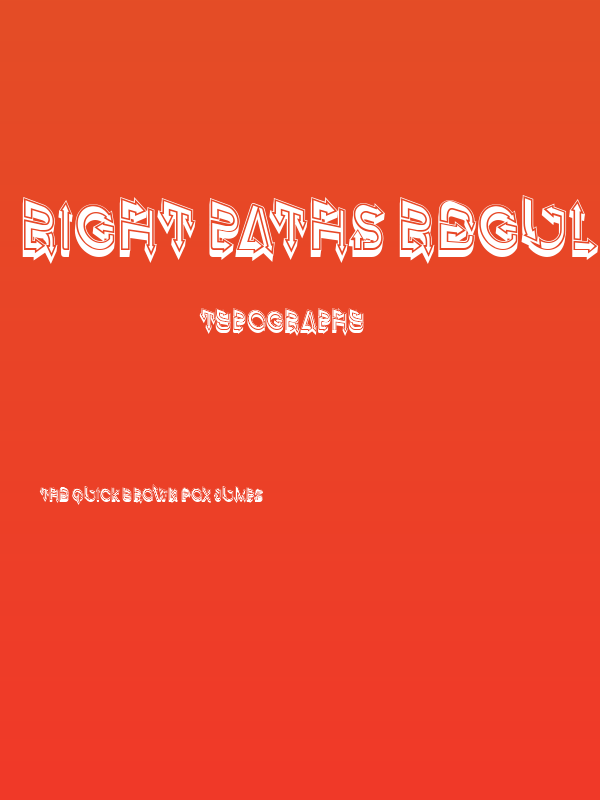 Right Paths Regular Poster