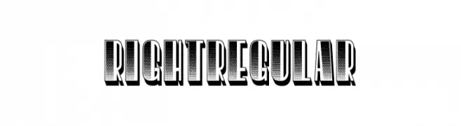 Right Regular  Descarca Fonturi Gratis