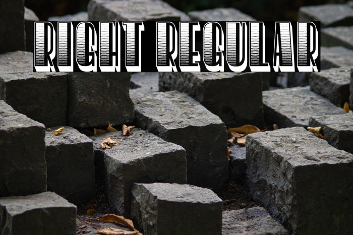 Right Regular Example 1