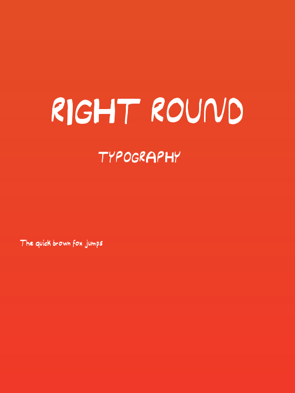 Right Round Poster