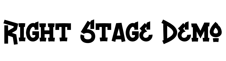 Right Stage Demo  Fuentes Gratis Descargar