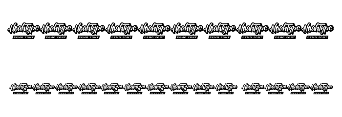 Right Stage Demo Font OTHER CHARS