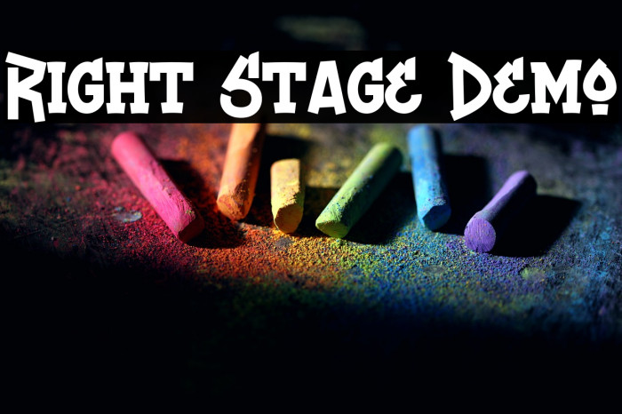 Right Stage Demo Example 1