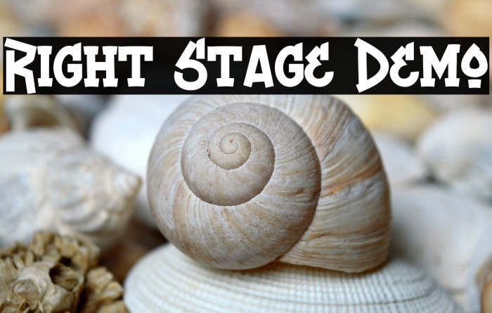 Right Stage Demo Example 3