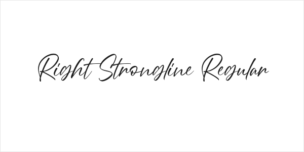 Right Strongline Regular Logo