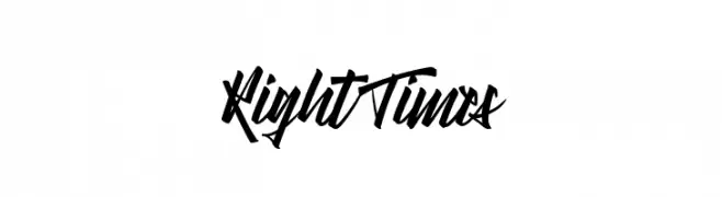 Right Times  Frei Schriftart Herunterladen
