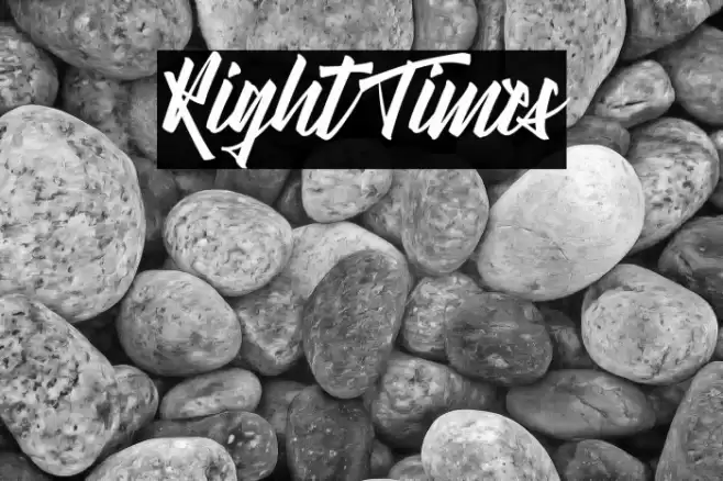 Right Times Font examples