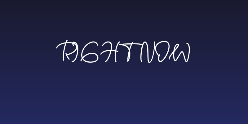 Right now Social Header