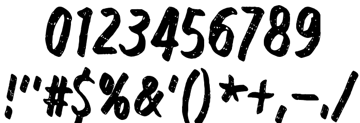 Right to remain silent Font OTHER CHARS