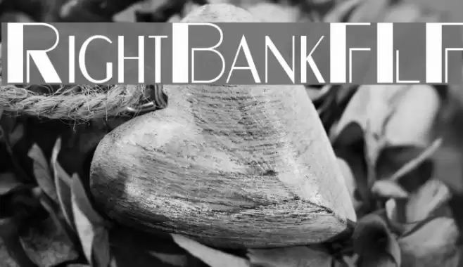 RightBankFLF Schriftart examples