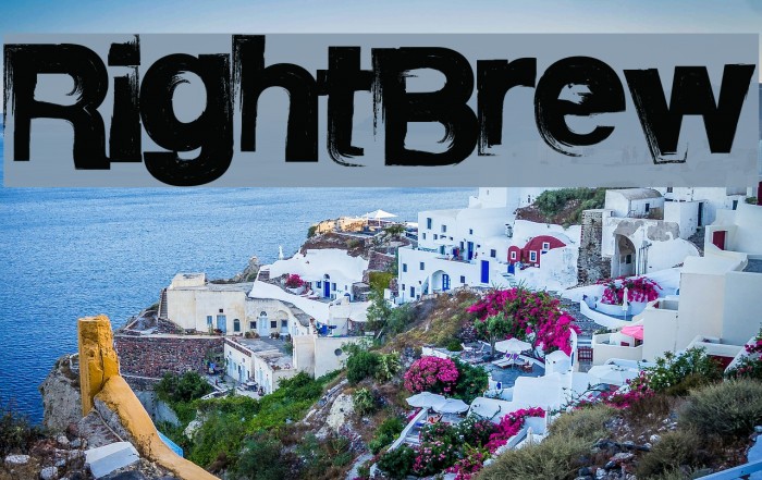 RightBrew Font examples
