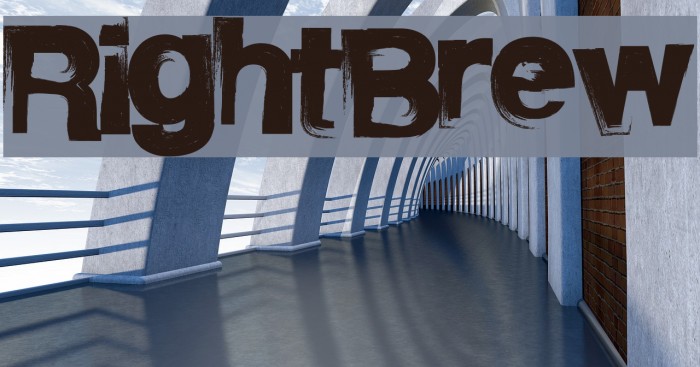 RightBrew Font examples