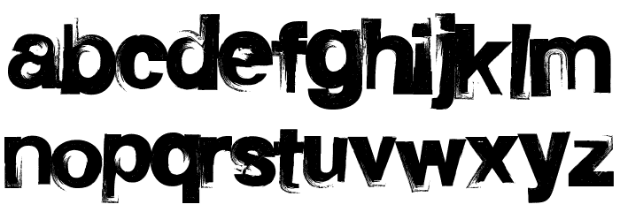 RightBrew Font LOWERCASE