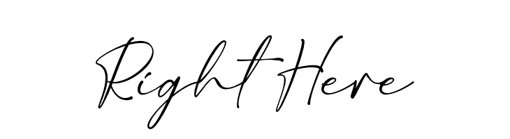 RightHere  font caratteri gratis