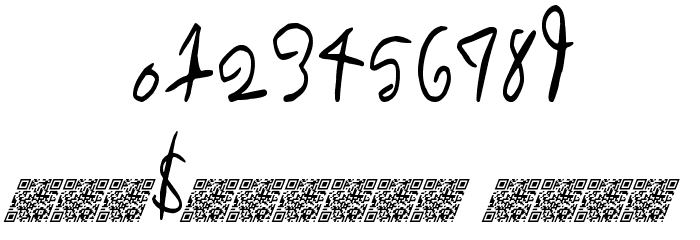 RightPlace Font OTHER CHARS