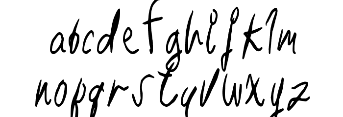 RightPlace Font LOWERCASE
