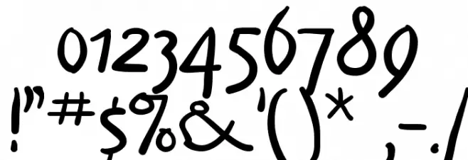 RightSo Font OTHER CHARS