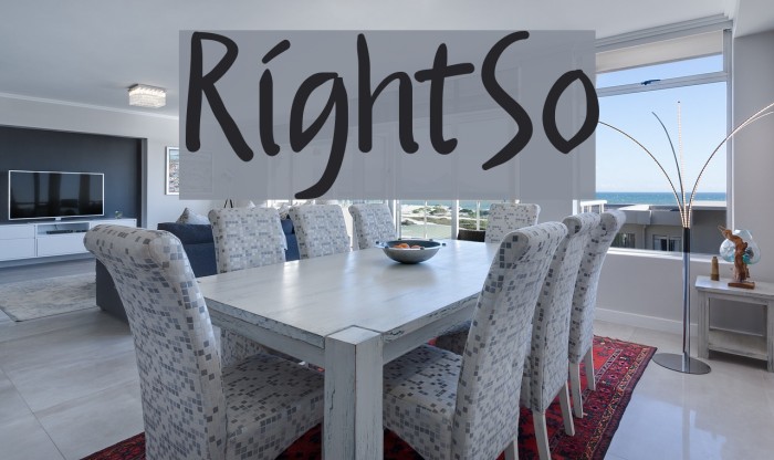 RightSo Schriftart examples