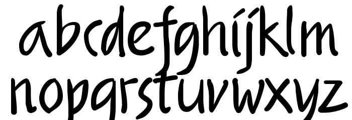 RightSo Schriftart Kleinbuchstaben