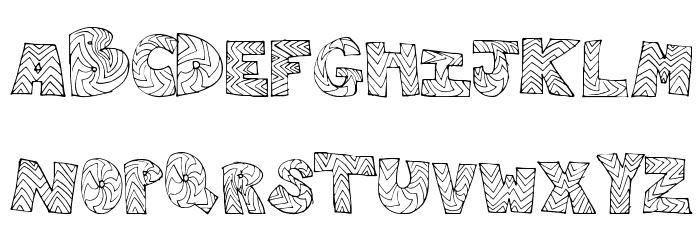 RightWay Font LOWERCASE