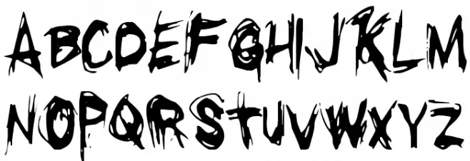Righteous Kill Condensed Polices MAJUSCULES