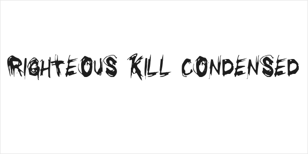 Righteous Kill Condensed Logo