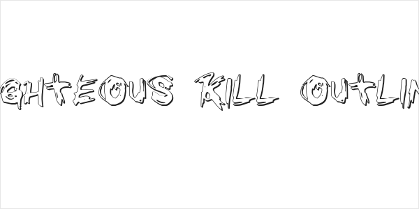 Righteous Kill Outline Logo