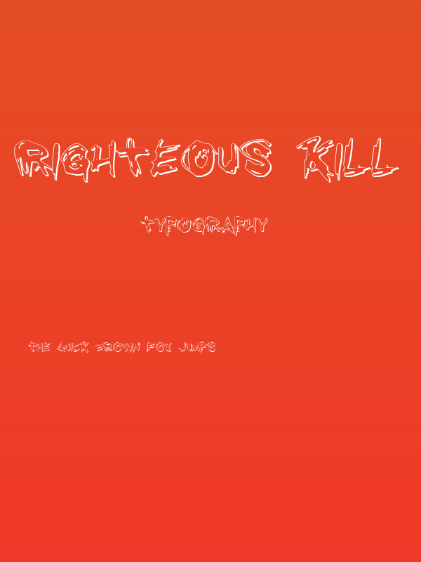 Righteous Kill Outline Poster