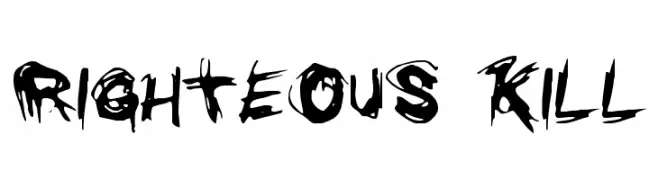 Righteous Kill  Free Fonts Download
