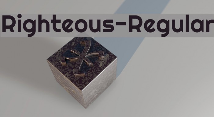 Righteous-Regular Font examples