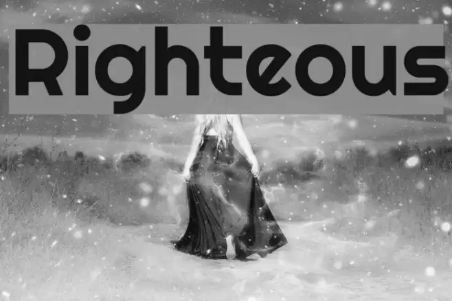 Righteous Font examples