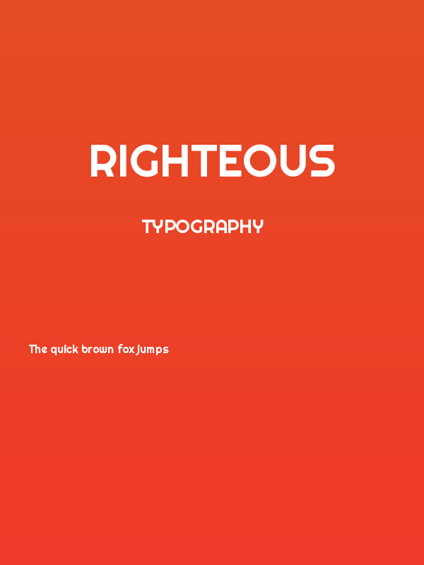 Righteous Poster