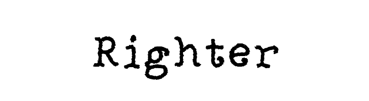 Righter  免费字体下载