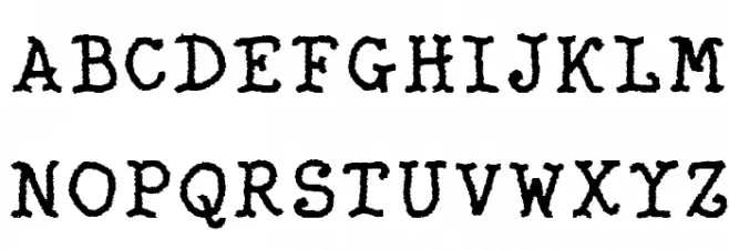 Righter フォント 大文字