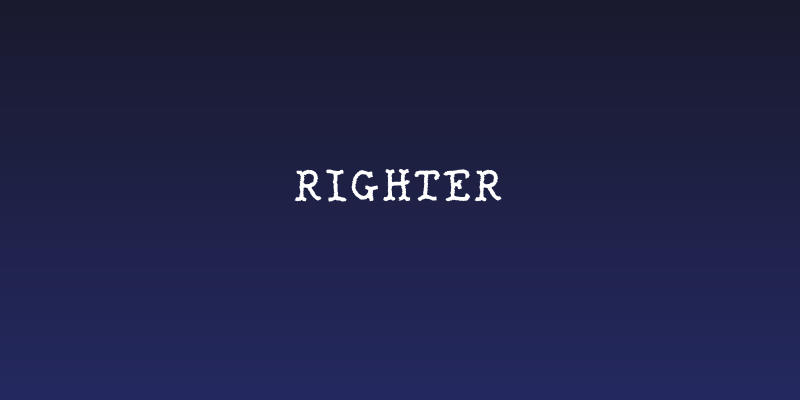 Righter Social Header