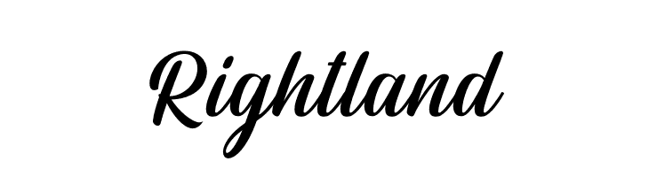 Rightland  Frei Schriftart Herunterladen
