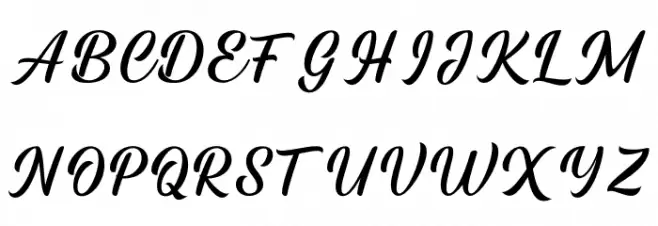 Rightland 字体 大写