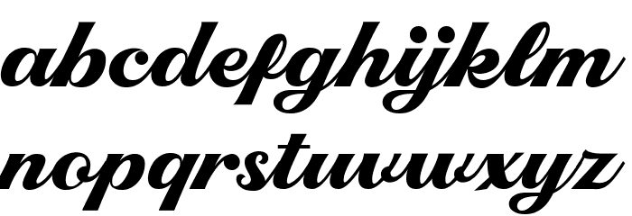 RightonScriptDEMO Font LOWERCASE