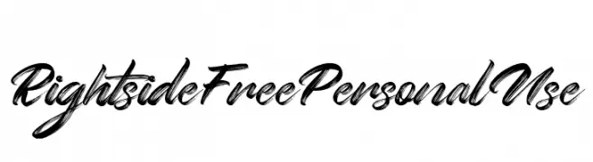 RightsideFreePersonalUse  les polices de caractères gratuit tlcharger