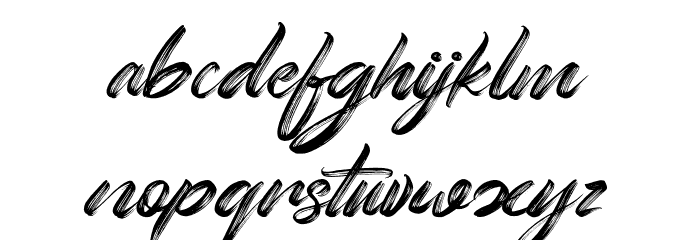 RightsideFreePersonalUse Font LOWERCASE