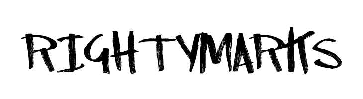 RightyMarks  免费字体下载