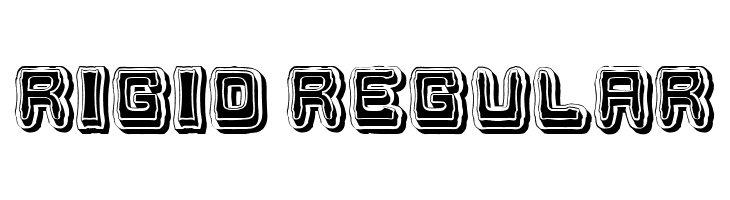 Rigid Regular  フリーフォントのダウンロード