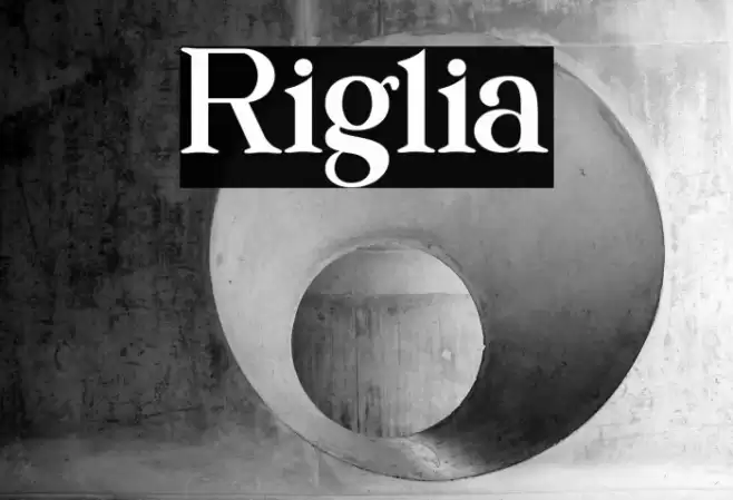 Riglia Font examples