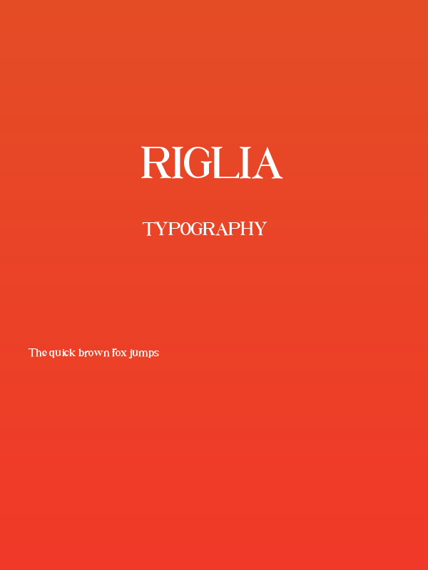 Riglia Poster