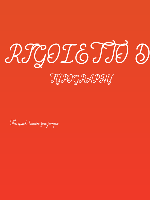 Rigoletto Demo Poster