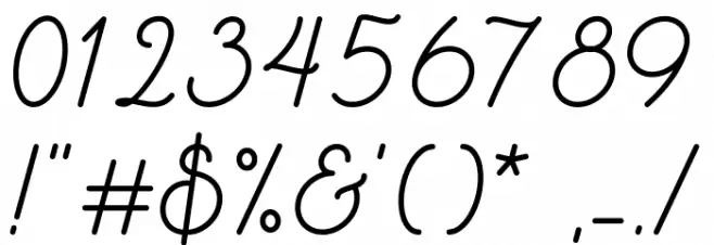 Rigoletto Font OTHER CHARS