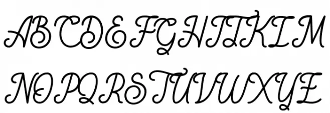 Rigoletto Schriftart Groß
